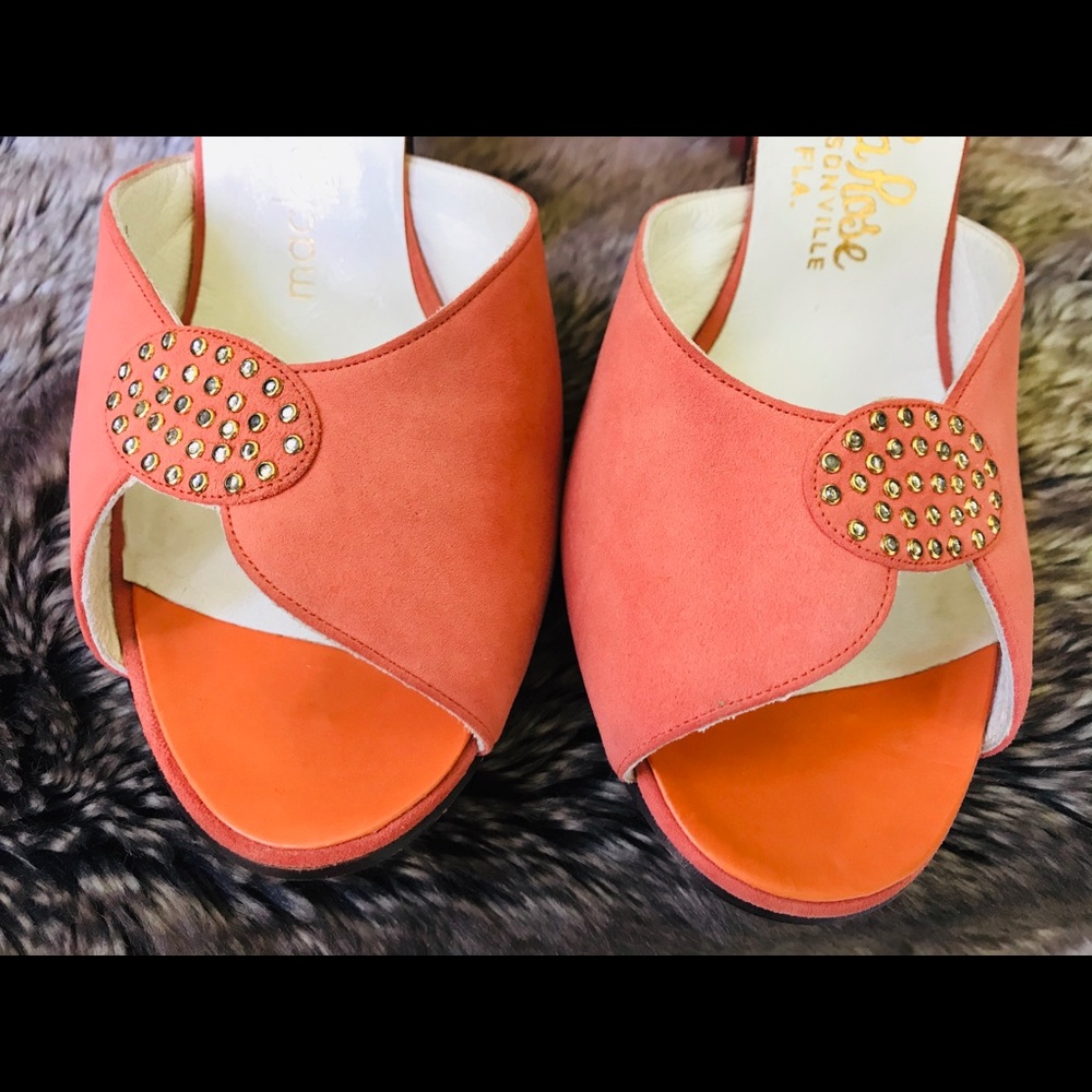 RARE VINTAGE! Mackey Starr (1956), sorbet slingback heels
